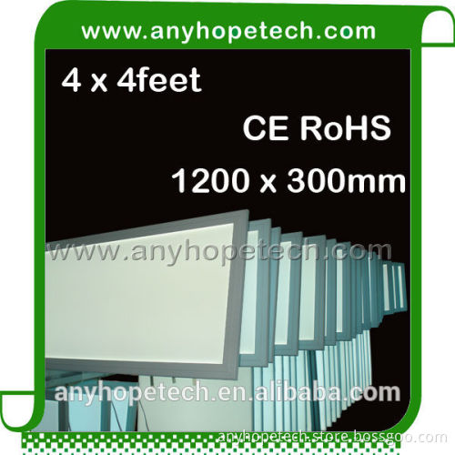 Ra80 Good heat dissipation long lifespan 120 30 cm 3400lm edge lit led panel